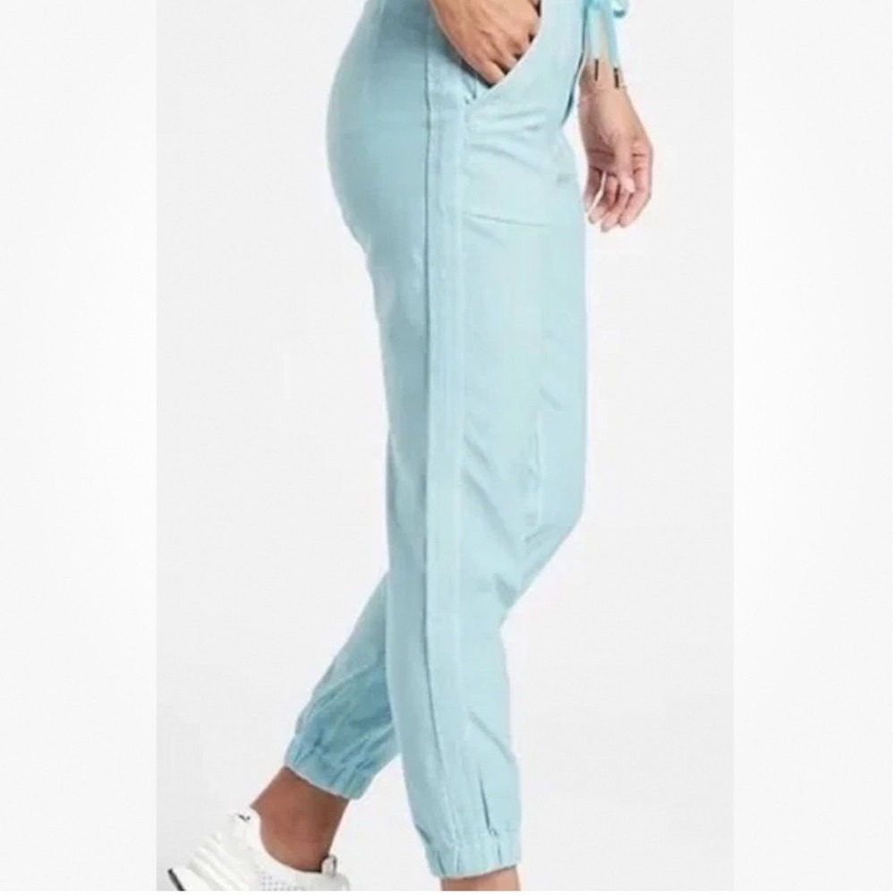 Athleta Farallon Jogger Womens 2 Grotto Blue Casual Stretch Cotton Blend Pockets